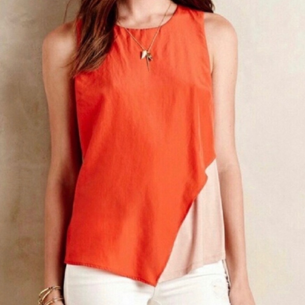 Bordeaux for Anthropologie Color Block Tank